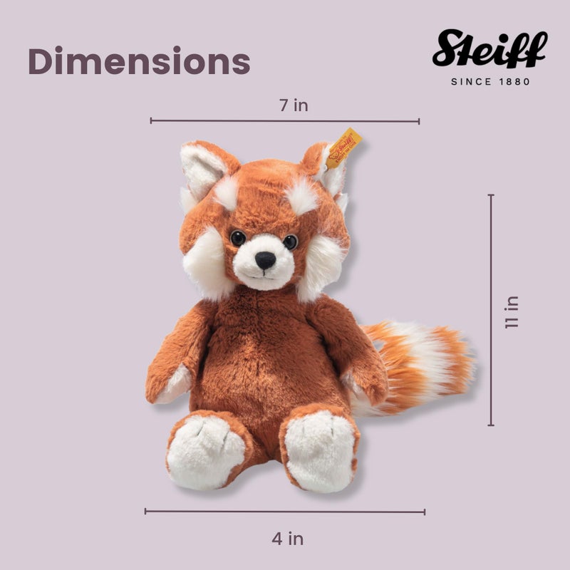 Steiff Soft Cuddly Friends Benji Red Panda, 11"" Plush Toy - Image 4